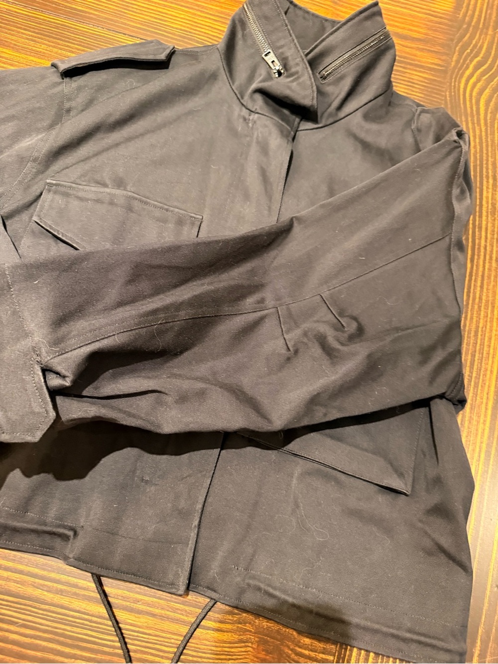 NWT AllSaints Amelia Jacket Black Size Medium - Picture 8 of 15